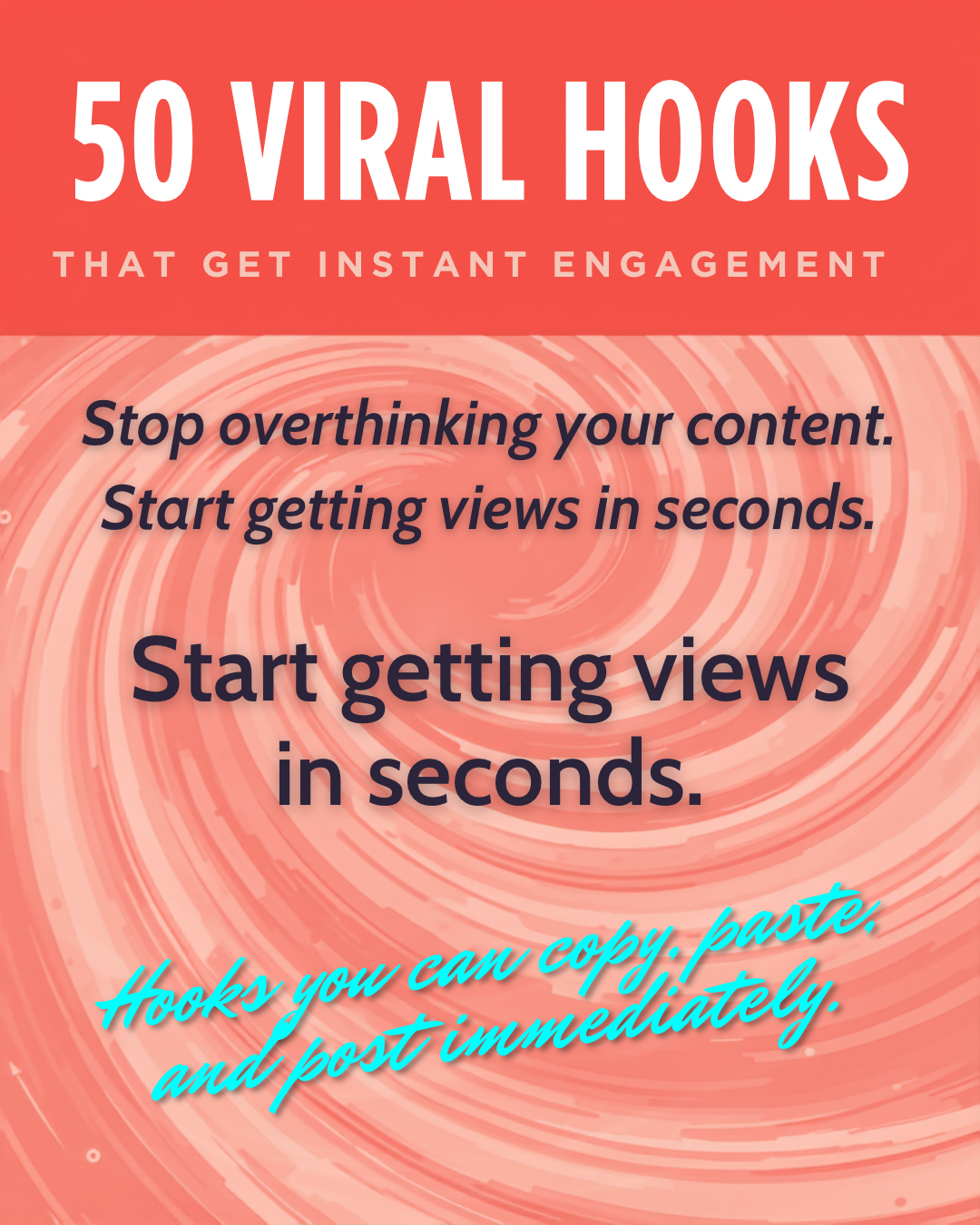 50 Viral Hooks for TikTok & Reels Growth ($7 Content Pack)