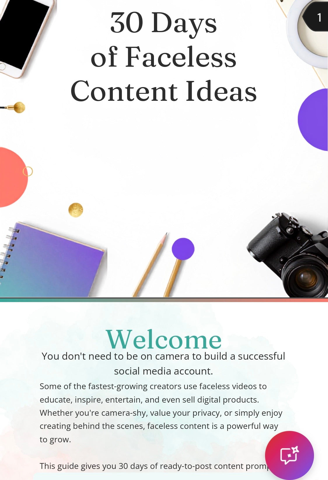 30 Days of Faceless Content: A Month of Viral Video Ideas