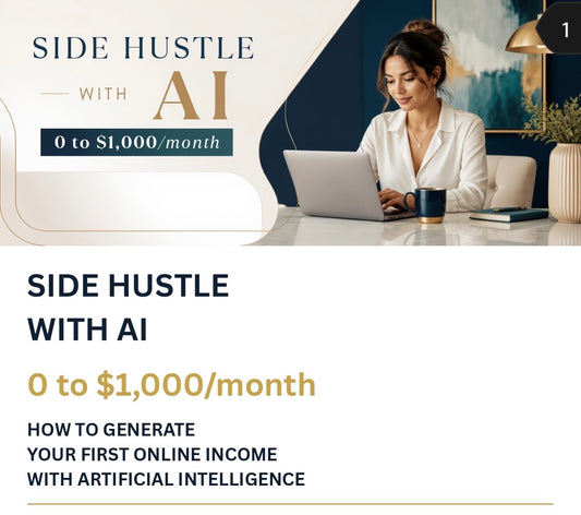 Side Hustle with AI: Zero to $1,000 a Month. Simple AI-Powered Ways to Create Income Online—Even If You’re Starting From Scratch